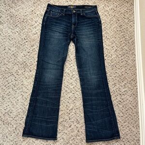 Lucky Brand Woman Blue Flare Wide Leg Jeans